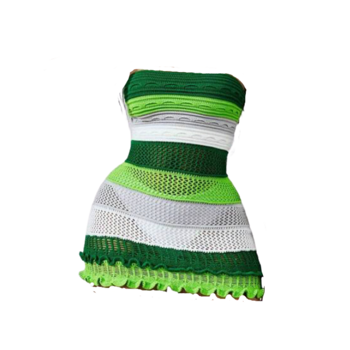 Beach Crochet Cover Up - Green